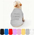 Custom Dog Shirt Pet T Shirts for Small Medium Large Dogs Customized Clothes by Plmoknijb