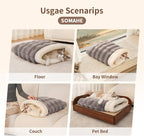Self-Warming Cat Sleeping Bag, Enclosed Hooded Snuggle Sack - Image 4