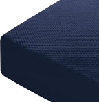 OhGeni 100% Waterproof Mattress Protector, King-Navy Blue Size Mattress Pad - Image 8