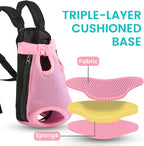 Mosago Dog Backpack Carrier, Thick Straps & Cushion, Pet Sling Front Backpacks - Image 4