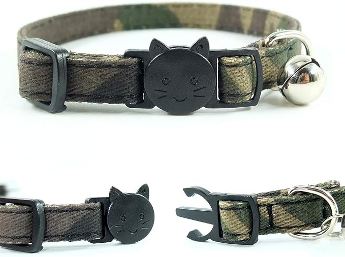 Cat Collar Bowtie with Bell, Quick Release Buckle Safety and Durable Kitties - Image 3