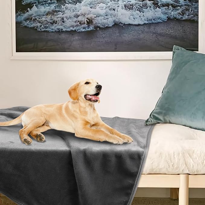 Onarway Dog Blanket Washable for Puppy: 4 Packs Dog Blankets 28”x20” - Image 7