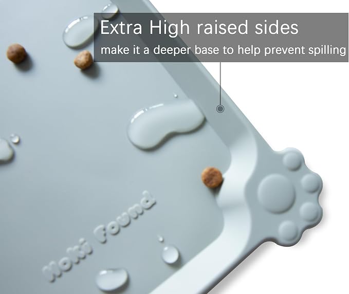 Hoki Found Large Silicone Pet Food Mats Tray - Image 2