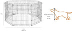 Amazon Basics Foldable Octagonal Metal Exercise Dog Playpen - Image 2