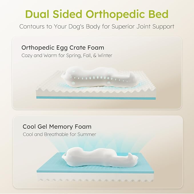 XXL Dog Bed for Extra Large Dogs, Giant Orthopedic Dog Bed - Image 2
