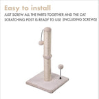 MECOOL Cat Scratching Post Premium Basics Kitten Scratcher Sisal Scratch Posts - Image 7