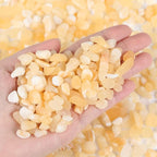 1lb Yellow Jade Aquarium Gravel Rocks Natural Tumbled Healing Crystal Chips - Image 2