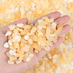 Yellow Jade Aquarium Gravel Rocks Natural Tumbled Healing Crystal Chips Bulk - Image 2