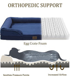 Bedfolks Orthopedic Dog Bed XXL, Waterproof Dog Sofa Bed - Image 2