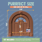 Purrfect Portal Meow Manor® Cat Door Interior Door - Image 6