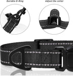 TagME Dog Collars, Adjustable Reflective Nylon Pet Collar - Image 3
