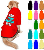 Custom Dog Hoodie Personalized Photo Text Logo Name Dog Clothes, Soft & Warm by Mynvzrk