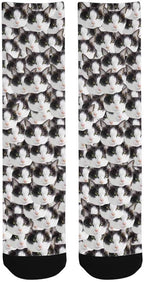 Custom Face Socks, Personalized Dog Lover Pet Photo Picture on Socks Unisex - Image 3