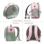Small Animal Carrier Guinea Pig Backpack, Transparent, Breathable Backpack - Image 3