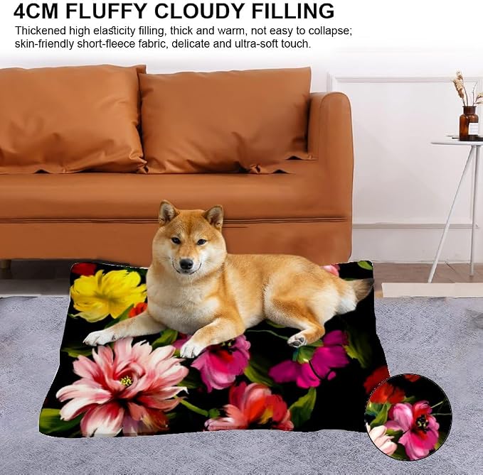 Ink Painting Dog Bed Pads Water Resistant Dog Bed Beds - Image 2
