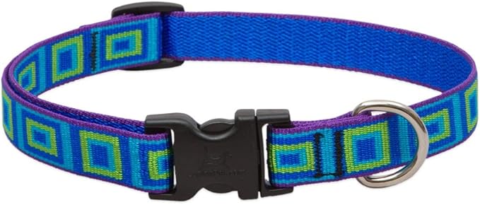 LupinePet Originals 3/4" Sea Glass 9-14" Adjustable Collar by LupinePet