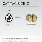 The Multi-Cat Household Kit: 5 Universal QR ID Tags. A Complete Set - Image 2
