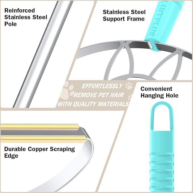 63‘’Ultra Long Heavy Duty Carpet Rake - Image 3