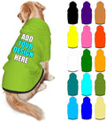 Customized Dog Hoodie with Name Logo Personalized Text Soft & Warm by Mynvzrk