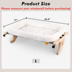 AMOSIJOY Cat Sill Window Perch Sturdy Hammock Seat - Image 3
