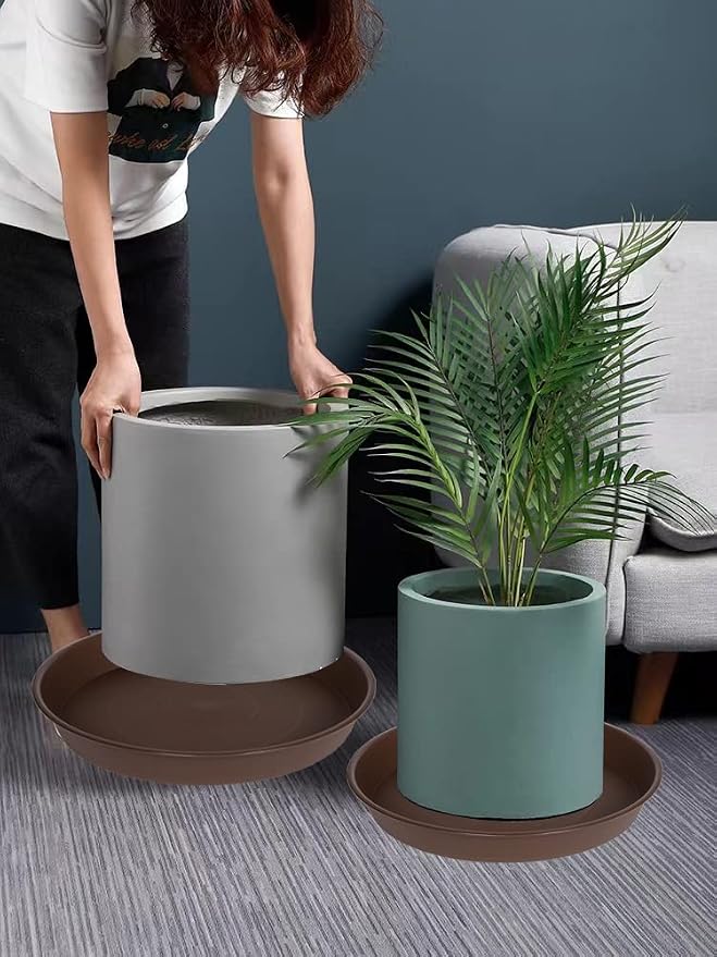 4 Pack of 16 inch Plant Saucer, Heavy Duty Round Plant Trays - Image 4