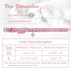 PetsHome Cat Collar, Dog Collar, PU Leather Adjustable Pet Collar - Image 6
