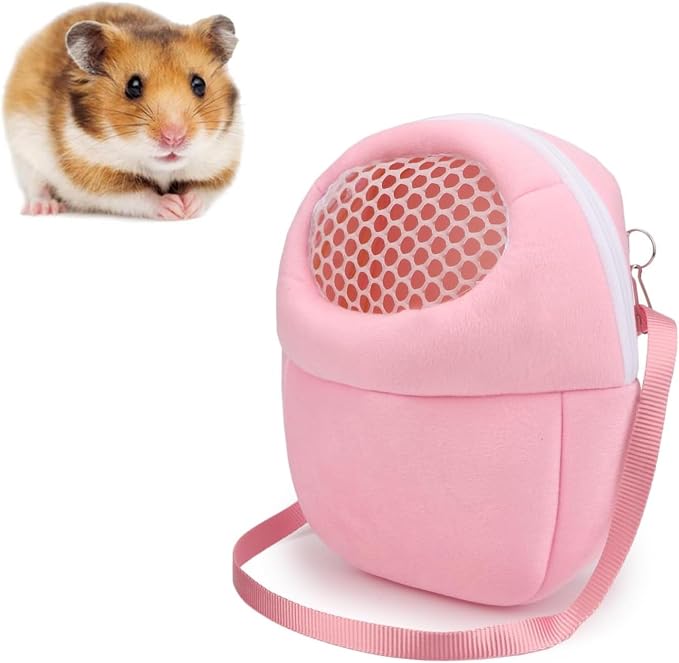 Pet Carrier Backpack for Small Animals, Travel Handbag for Cat, Guinea Pig - Image 2