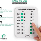 YAUYIK Dog Feeding Reminder, Magnetic Reminder Sticker, AM/PM Daily Indication - Image 6