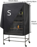 Bird Cage Cover Black Out, Protects Pets Privacy, Comfortable, Breathable - Image 7