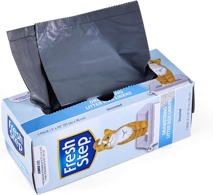 Fresh Step Drawstring Large Litter Box Liners | Heavy Duty Liners - Image 5