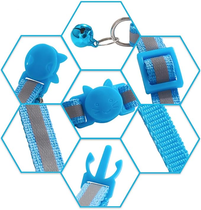 Blue Break Away Cat Collar - Image 6