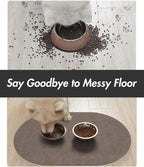 Absorbent Dog Water Mat for Food and Bowl - Image 4