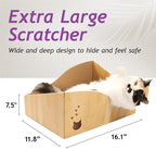Hideaway Cat Scratcher Box for Indoor Cats - Image 3
