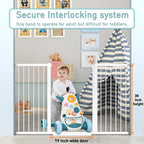 Fairy Baby 38" Extra Tall Pet Gate, 29.5"-48.8" Extra Wide Long Baby Gate - Image 6