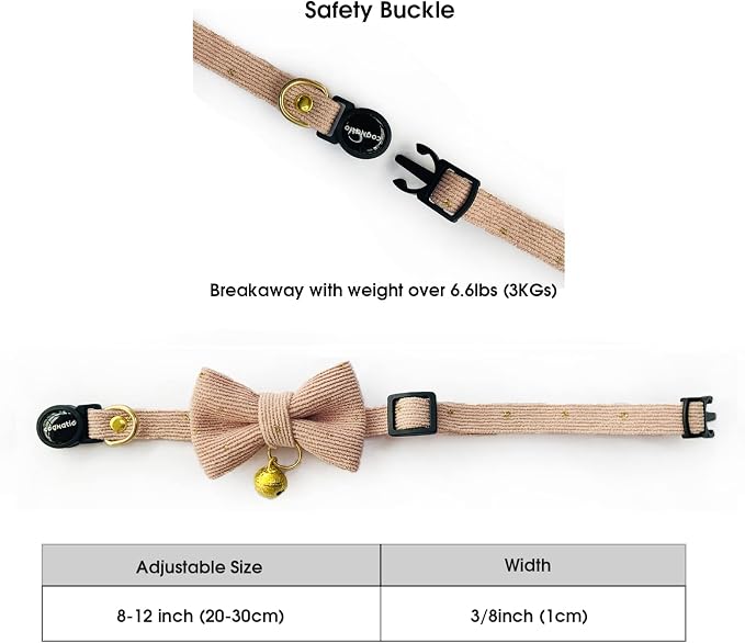 Safety Quick Release Cat Collars, Soft Kitten Collars - Image 5