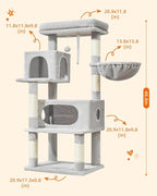 Taoqimiao Cat Tree, 49-Inch Cat Tower - Image 2