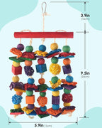 Bird Toys, for Medium Small Cockatoos Budgie Lovebird Cockatiel Conure - Image 3