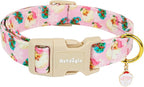 Christmas Dog Collar for Medium Dogs, Adjustable Poly-Cotton Fabric Collar by Unknown