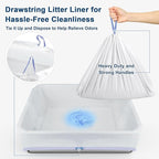 23.6”x15.7”x6” SuzziPaws Stainless Steel Cat Litter Box - Image 6