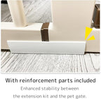 Lumizone Extra Tall Cat Gate Extension Kit 61.02" High Pressure Mounted 12.6" - Image 4