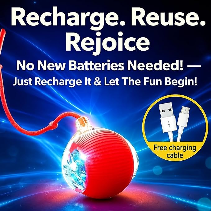 Interactive Electric Automatic Rolling Moving USB Rechargeable Self Activated - Image 4