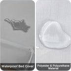 DUJUIKE Waterproof Bed Cover for Dog and Cats, Pet Hair Resistant Bed Sheet - Image 2