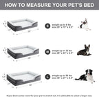 Orthopedic Dog Bed for Large Dogs, Egg Crate Foam Bed for Large Dogs, Equipped - Image 4