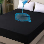 Waterproof Mattress Protector Queen, Fitted Sheet Style Breathable Mattress by OHANO