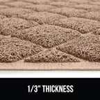 GORILLA GRIP Cat Litter Box Mat, 35x23 2 Pack, Water Resistant, US Designed - Image 9