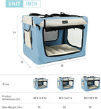 Large Cat Carrier Collapsible Travel Dog Crate Portable Soft-Sided Pet Kennel - Image 6