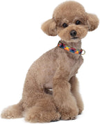 Reflective Dog Collar for Small Dogs, Cute Boho Adjustable Heavy-Duty Nylon - Image 2