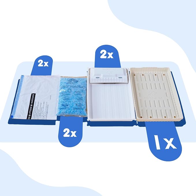 Crystal Cat Litter and Disposable Litter Trays 2 Sets Compatible - Image 7
