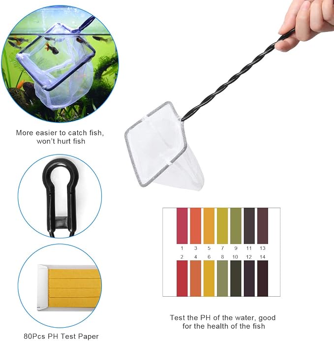 7 in 1 Aquarium Aquascape Tool Kit 15 inch, Aquatic Plant Extra Long - Image 6