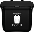Hanging Wastebasket for Trash by RecyclingRules